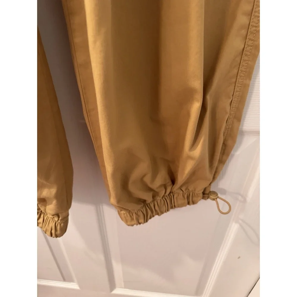 Anthropology Avec‎ Les Filles Cargo Jogger Pants Size L Mustard Golden Yellow
